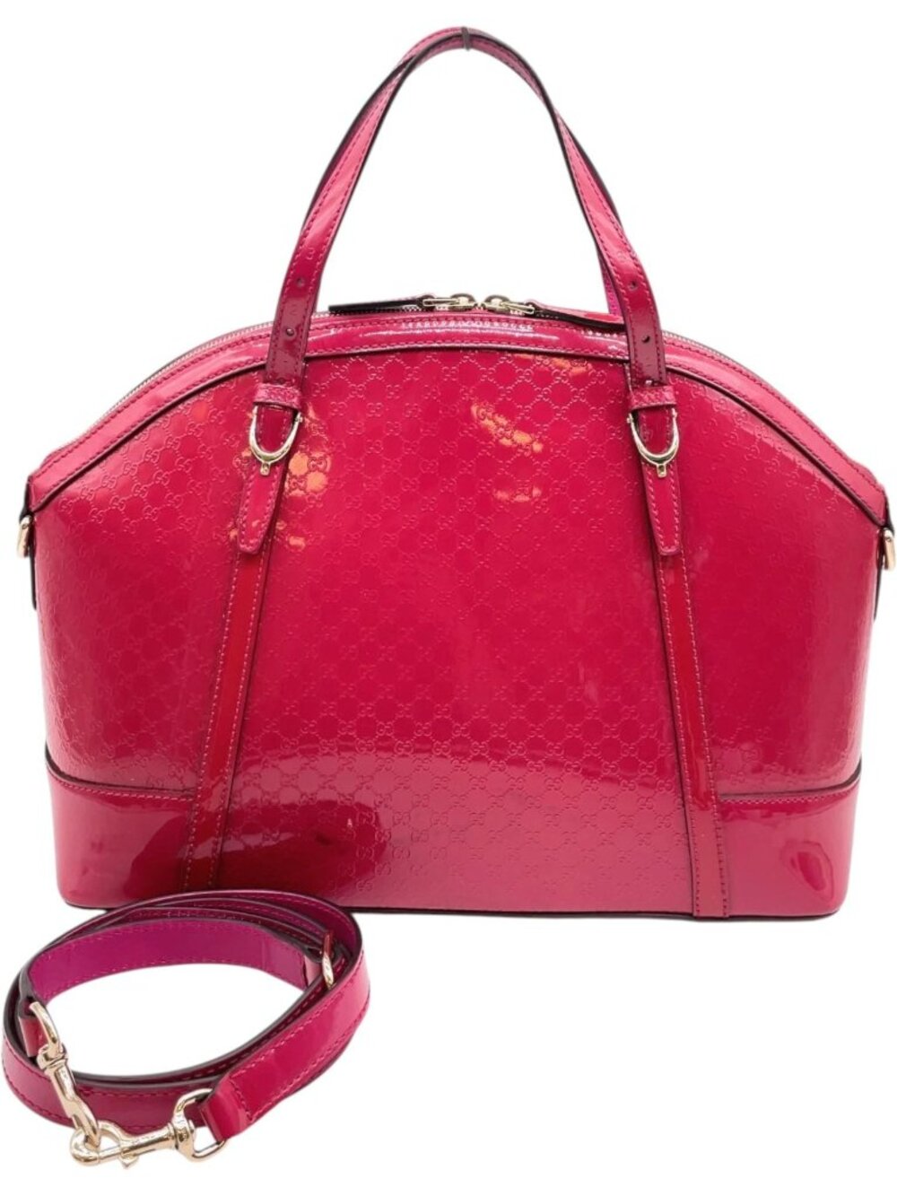 468407CR T6 Gucci Crossbody Bag Pink Leather